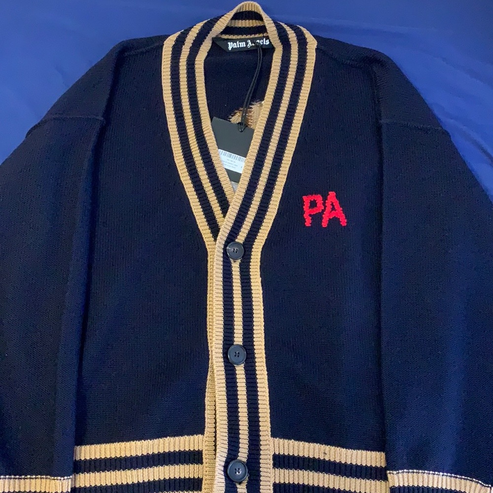 Palm Angels PA Bear Cardigan